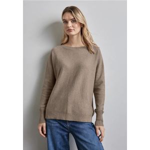 Street One Dames Dolman trui in Beige, in size: 34