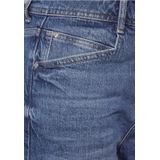 Street One Dames Jeansshort in Blauw, in size: 24