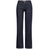 Street One - Damesjeans - Casual Fit - Katoenmix - Middellange Taille - Rechte Pijp