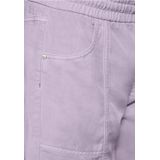 Street One - Jeansshort - Paars - Dames
