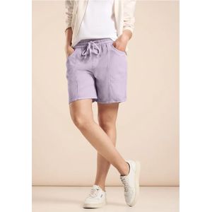 Street One - Jeansshort - Paars - Dames
