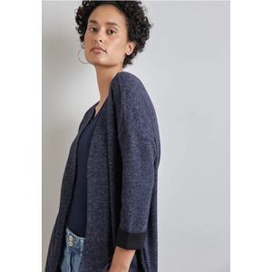 Street One Dames Lang vest in Blauw, in size: 34