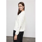 Street One - Gestructureerd Shirt - Wit - Dames