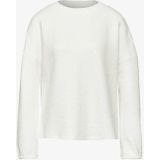 Street One - Gestructureerd Shirt - Wit - Dames