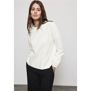 Street One - Gestructureerd Shirt - Wit - Dames