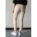 Street One Studio Dames Cargo-look broek in Beige, in size: 32