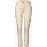 Street One Studio Dames Cargo-look broek in Beige, in size: 32