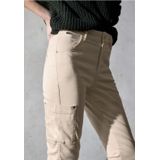 Street One Studio Dames Cargo-look broek in Beige, in size: 32