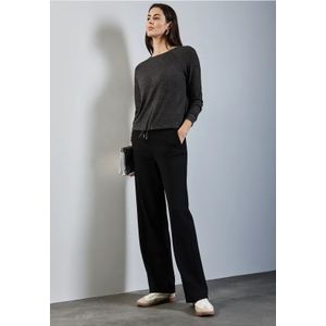 Street One Dames Gebreid overhemd in Grijs, in size: 36