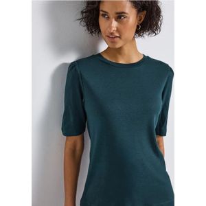 Street One - Dames Basic Shirt - Turkoois