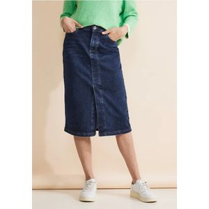 Street One Dames Mini-jeansrok in Blauw, in size: 32