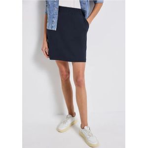 Street One Dames Effen rok in Blauw, in size: 32