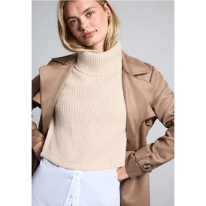 Street One Dames Gebreide kraag in Wit, in size: One size