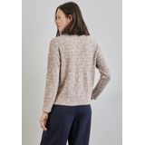 Street One - A322243 - T-shirt - Lichtbeige - Zacht met Print