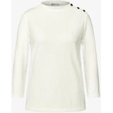 Street One - Truien - Wit - Ronde Hals - Lange Mouwen