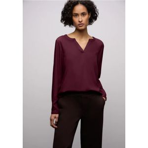 Street One Dames Tuniek in effen kleur in Rood, in size: 34