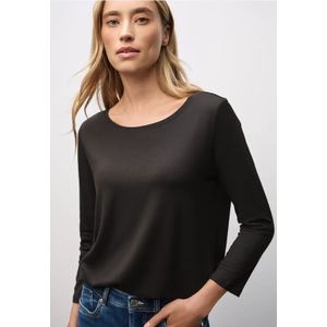 Street One Dames Shirt in lange stijl in Bruin, in size: 34