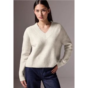 Street One Studio Dames Korte trui in Beige, in size: 42