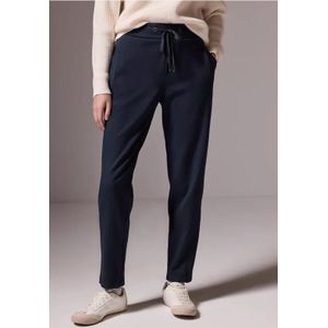 Street One Studio Dames Twill joggers in Blauw, in size: 32