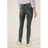 Street One Dames Grijze slim fit jeans in Grijs, in size: 24