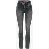 Street One Dames Grijze slim fit jeans in Grijs, in size: 24