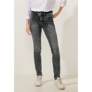 Street One Dames Grijze slim fit jeans in Grijs, in size: 24