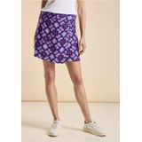 Street One Dames Broekrok met print in Multicolour|Paars, in size: 32