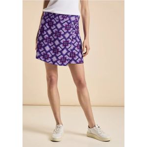 Street One Dames Broekrok met print in Multicolour|Paars, in size: 32