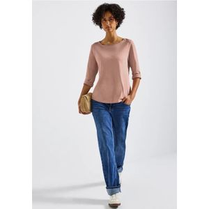 Street One Dames Shirt met 3/4 mouwen in Roze, in size: 34