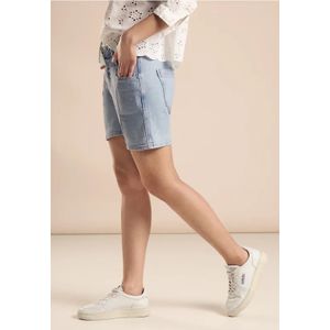 Street One Dames Casual fit jeansshort in Blauw, in size: 36