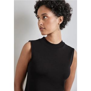 Street One Dames Basic top in Zwart, in size: 38