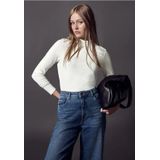 Street One - Studio F322066 - T-shirt - Gebroken Wit - Katoenmix