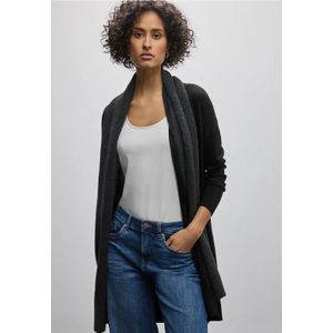 Street One Dames Lang vest in Zwart, in size: 34