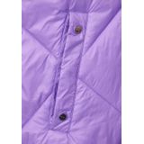 Street One Dames Lange gewatteerde bodywarmer in Paars, in size: 34