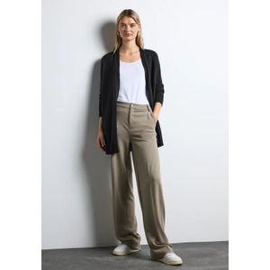 Street One Dames Open vest in Zwart, in size: 34