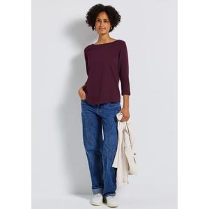 Street One - Mina - Dames Shirt - Rood - 3/4 Mouwen