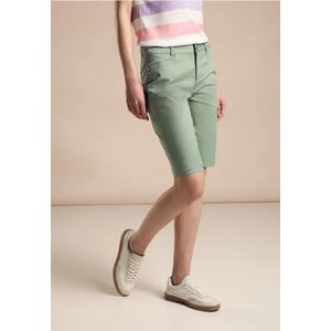 Street One Dames Bermudashort in Groen, in size: 32