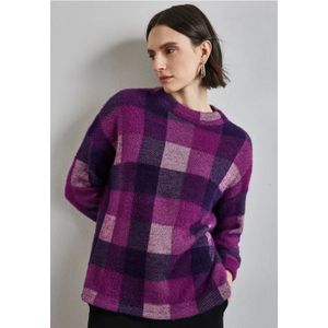 Street One Dames Geruit coltruitje in Roze, in size: 34