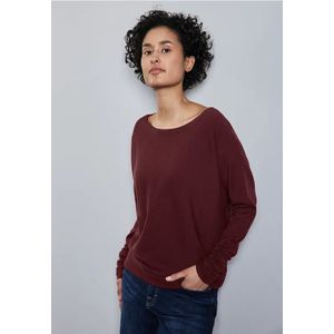 Street One Dames Dolman trui in Rood, in size: 34
