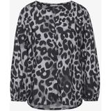 Street One - Blouse - Grijs - Dames - 3/4 Mouwen - Knoopsluiting