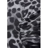 Street One - Blouse - Grijs - Dames - 3/4 Mouwen - Knoopsluiting