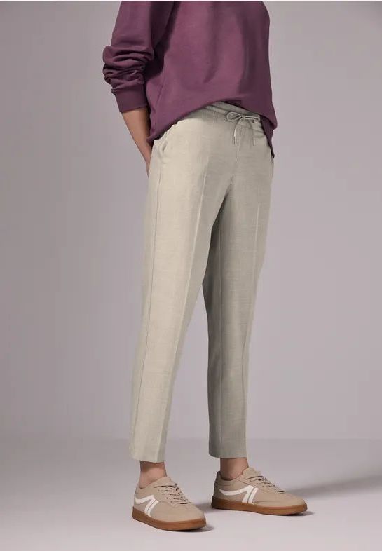 Street One Studio - Joggingbroek - Gemêleerd - Viscosemix met Stretch