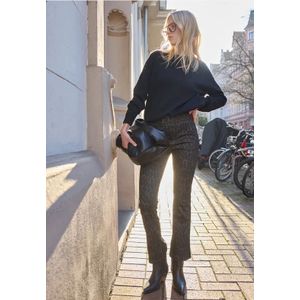 Street One Studio Dames Leo Bootcut broek in Zwart, in size: 32