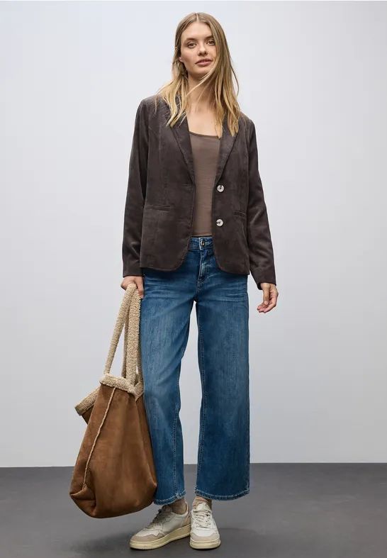 Street One - LTD QR Corduroy - Damesblazer