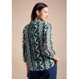 Street One Dames Chiffon blouse in Groen, in size: 44