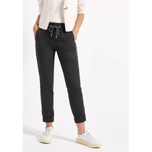 Street One Dames Loose Fit broek in Grijs, in size: 32