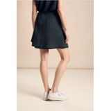 Street One Dames Rok met volants en structuur in Groen, in size: 32