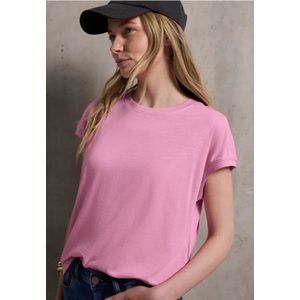 Street One Studio Dames Shirt met schouderdetail in Pink, in size: 34