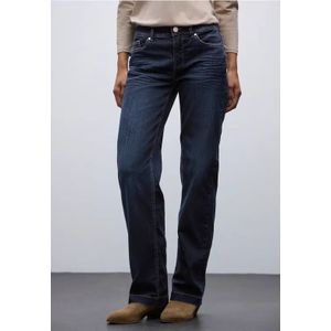 Street One Dames Straight Legs jeans in Blauw, in size: 36
