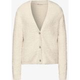STREET ONE - Cardigan - Beige - Korte Gebreide Jas - V-hals - Lange Mouwen